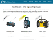 Tablet Screenshot of baustellenradio.net